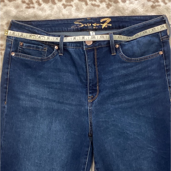 7 For All Mankind Denim Sunset Bermuda Shorts, Size 16 - Picture 10 of 16